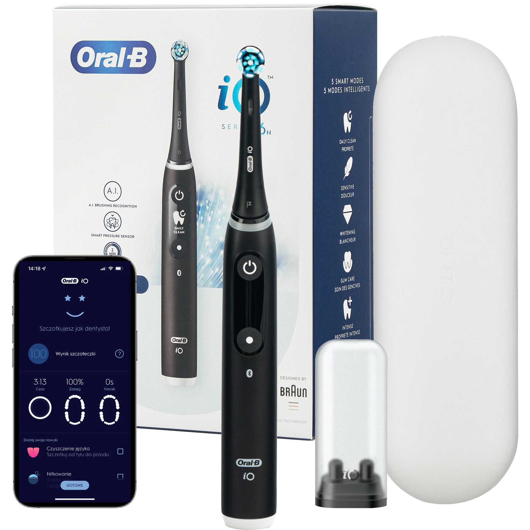 Oral-B iO6 czarna