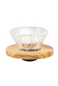 Szklany Drip V60-01 Olive Wood