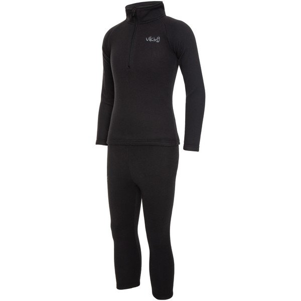 Viking, Bielizna, Arctis Polartec Fleece (Kids set) 500/21/9522/09, czarny, rozmiar 104