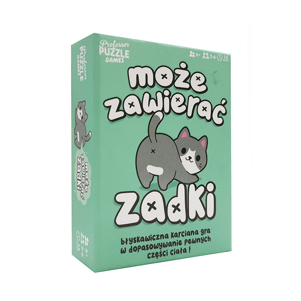 Może zawierać zadki  gra towarzyska Professor Puzzle