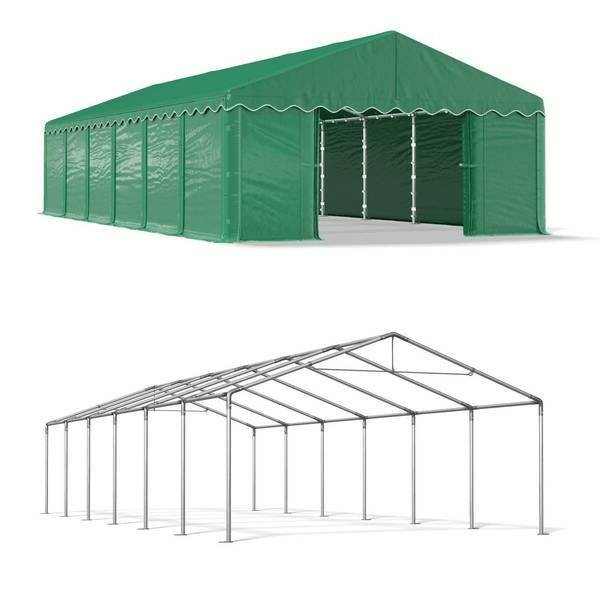 Namiot Magazynowy Letni 5x12 Zielony SUMMER MPE