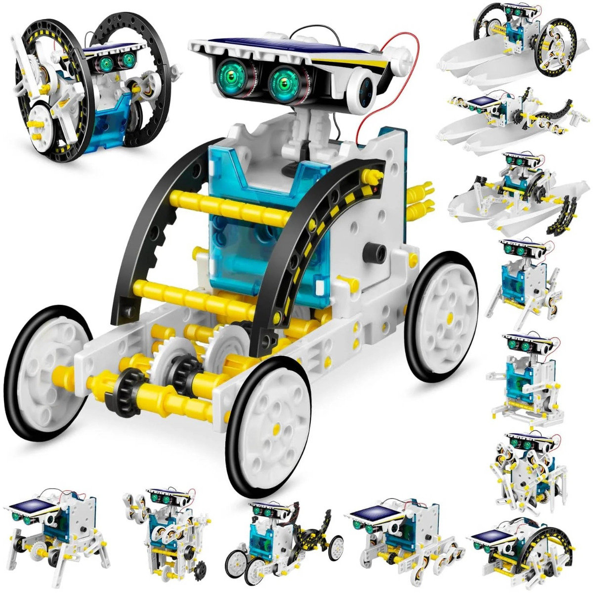 ROBOT SOLARNY 13w1 POJAZDY SOLARNE ROBOTY KREATYWNY ZESTAW EDUKACYJNY