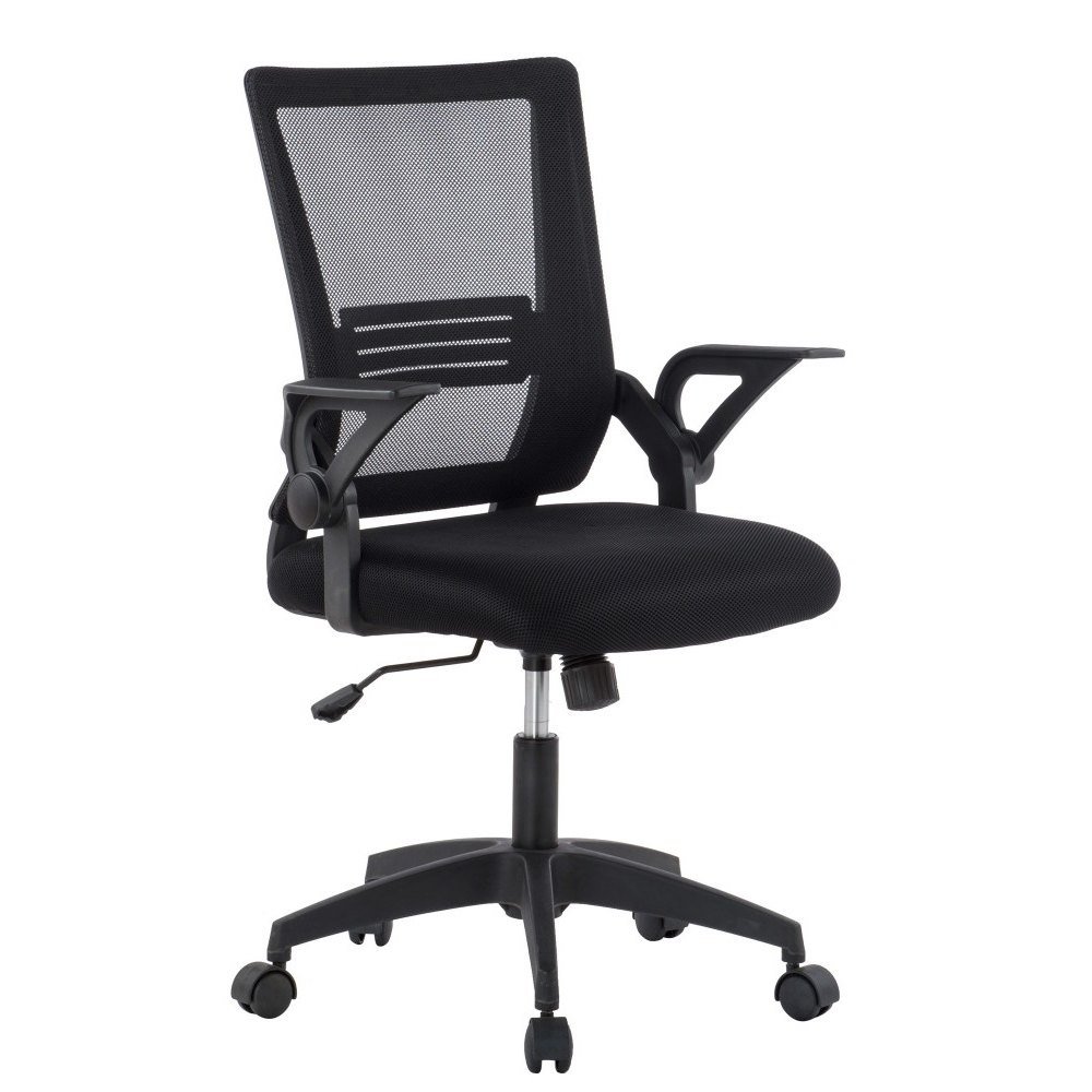 Techly Obrotowy Fotel Biurowy Krzesło z Wentylacją Mikrosiatka