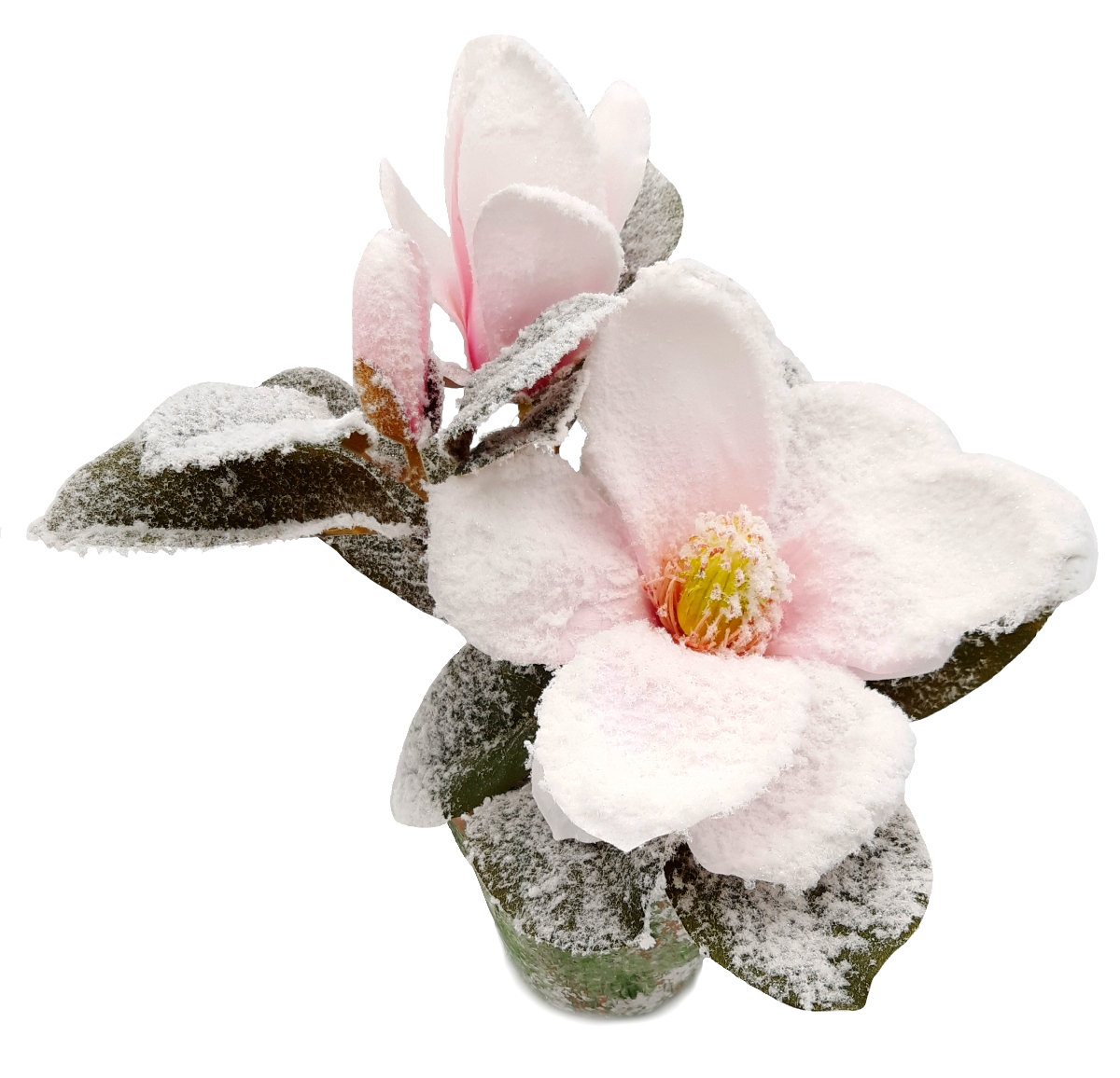 Sztuczne Kwiaty Jak Żywe W Doniczce Magnolia Ośnieżona