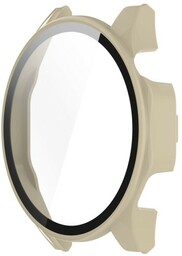 Bizon Etui Case+Glass Watch do Huawei Watch GT 4 46 mm, beżowe