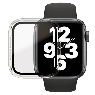 Apple Szkło ochronne PanzerGlass Full Protection na Watch 4/5/6/SE 44mm s rámečkem 3643) przezroczysty