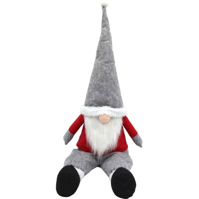 MIKOŁAJ DEKORACYJNY LAZY SANTA 45+20CM