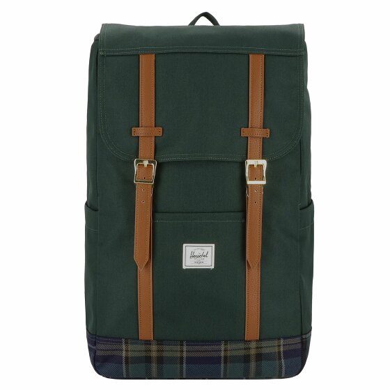 Herschel Retreat Plecak 43 cm Komora na laptopa darkest spruce winter plaid