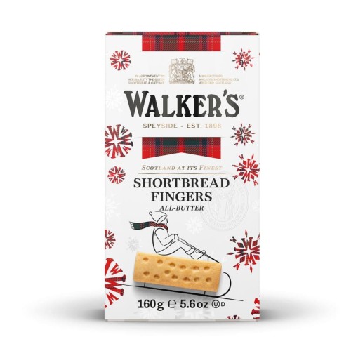 Ciastka Walkers Shortbread Paluszki Świąteczne 160g