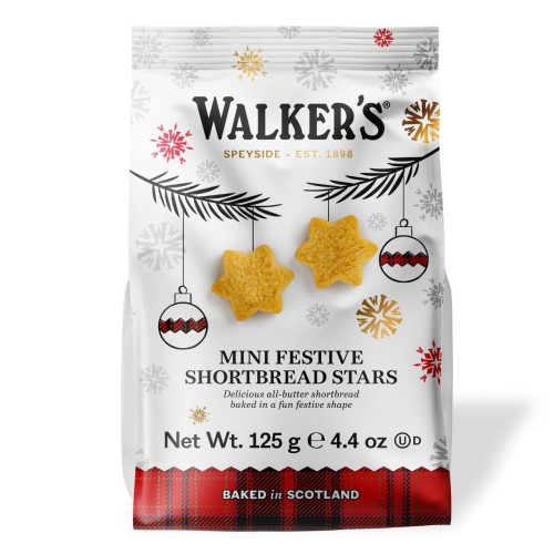 Ciastka Walkers Shortbread Gwiazdki 125g