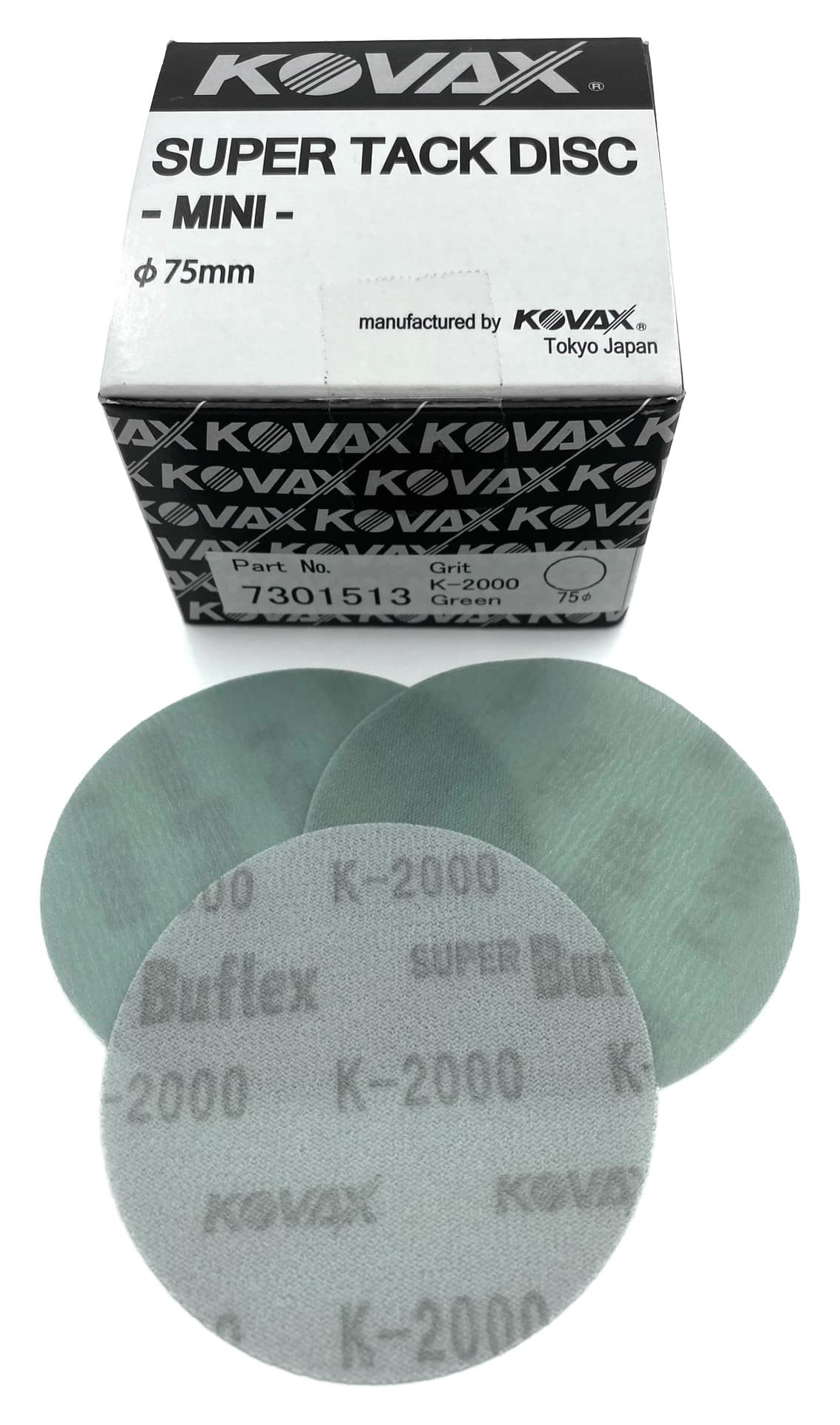 Фото - Інше додаткове обладнання KOVAX Buflex Dry K2000 75mm - krążek ścierny na rzep bez otworów 