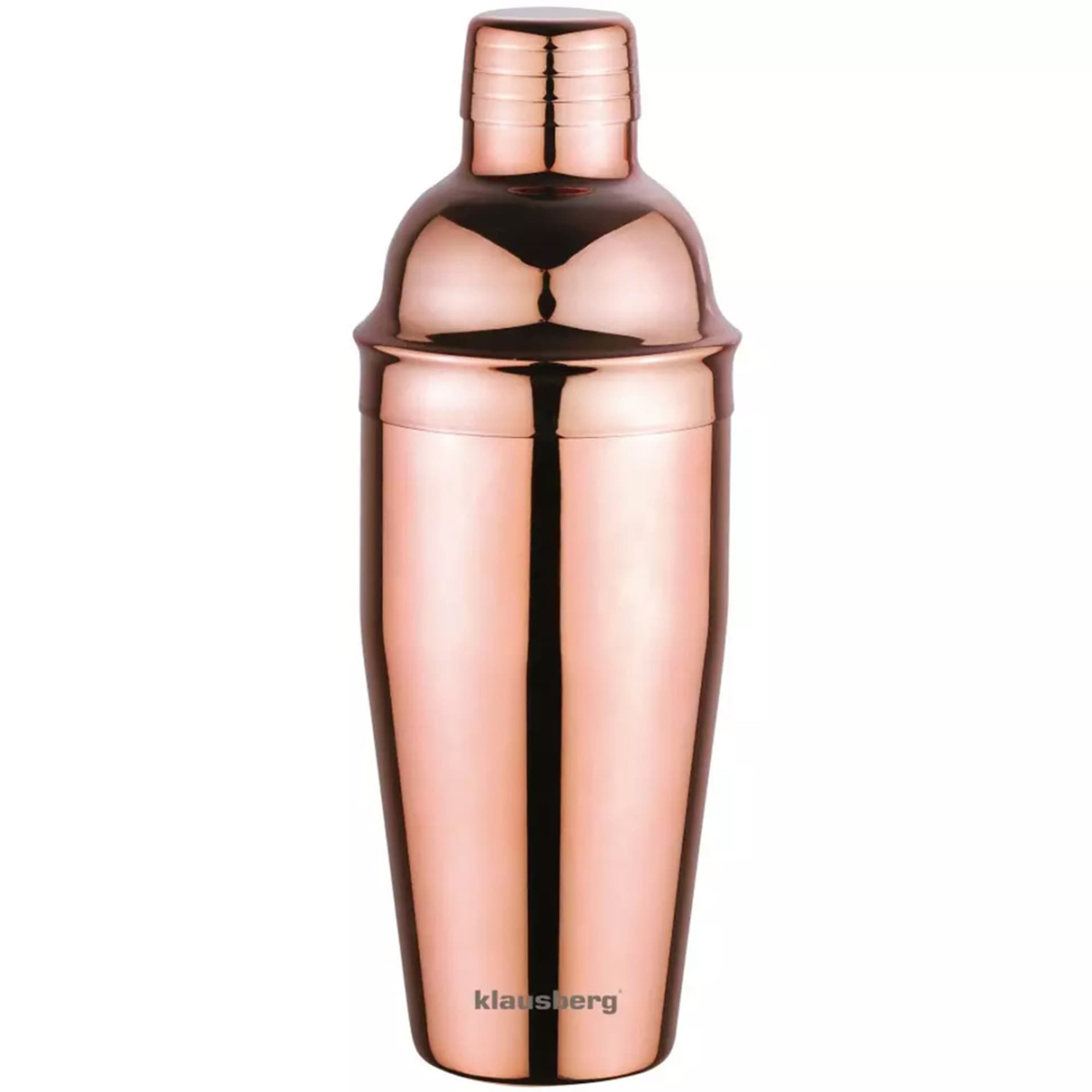 SK SHAKER BARMAŃSKI DO DRINKÓW KOKTAJLI 750ML ROSEGOLD KLAUSBERG KB-7650 emix