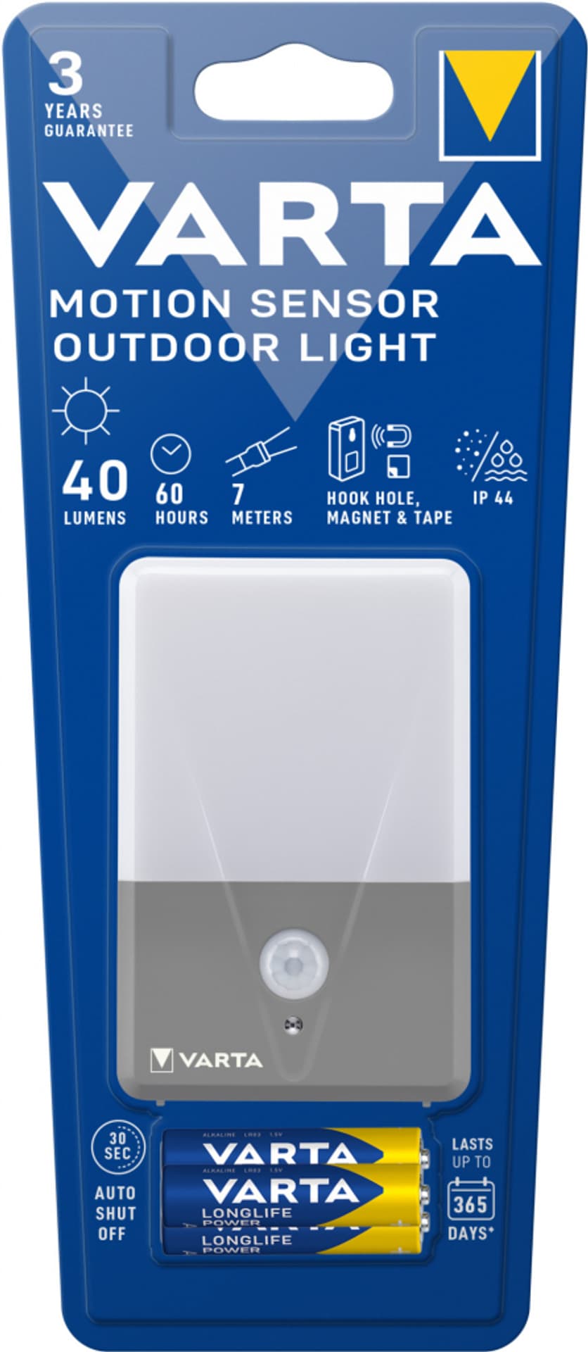 LAMPA MOTION SENSOR OUTDOOR LIGHT VARTA