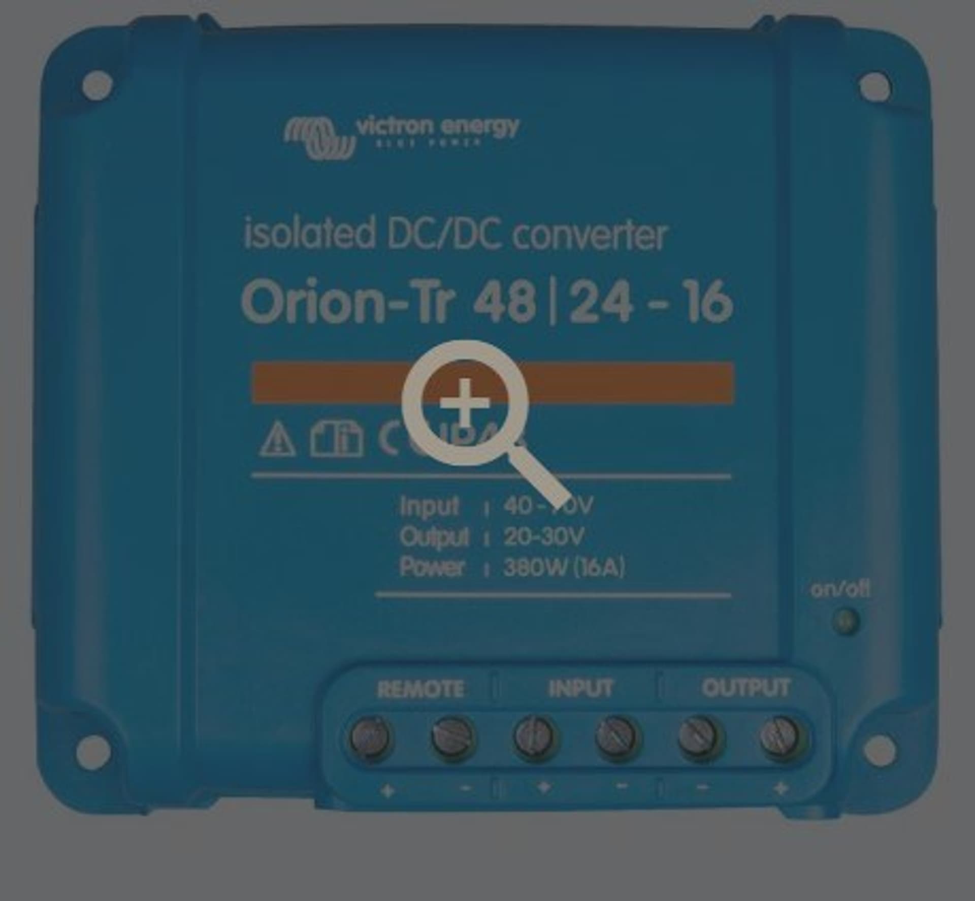 Przetwornica Samochodowa Victron Energy Oriontr 482416A 380 W (ORI482441110)
