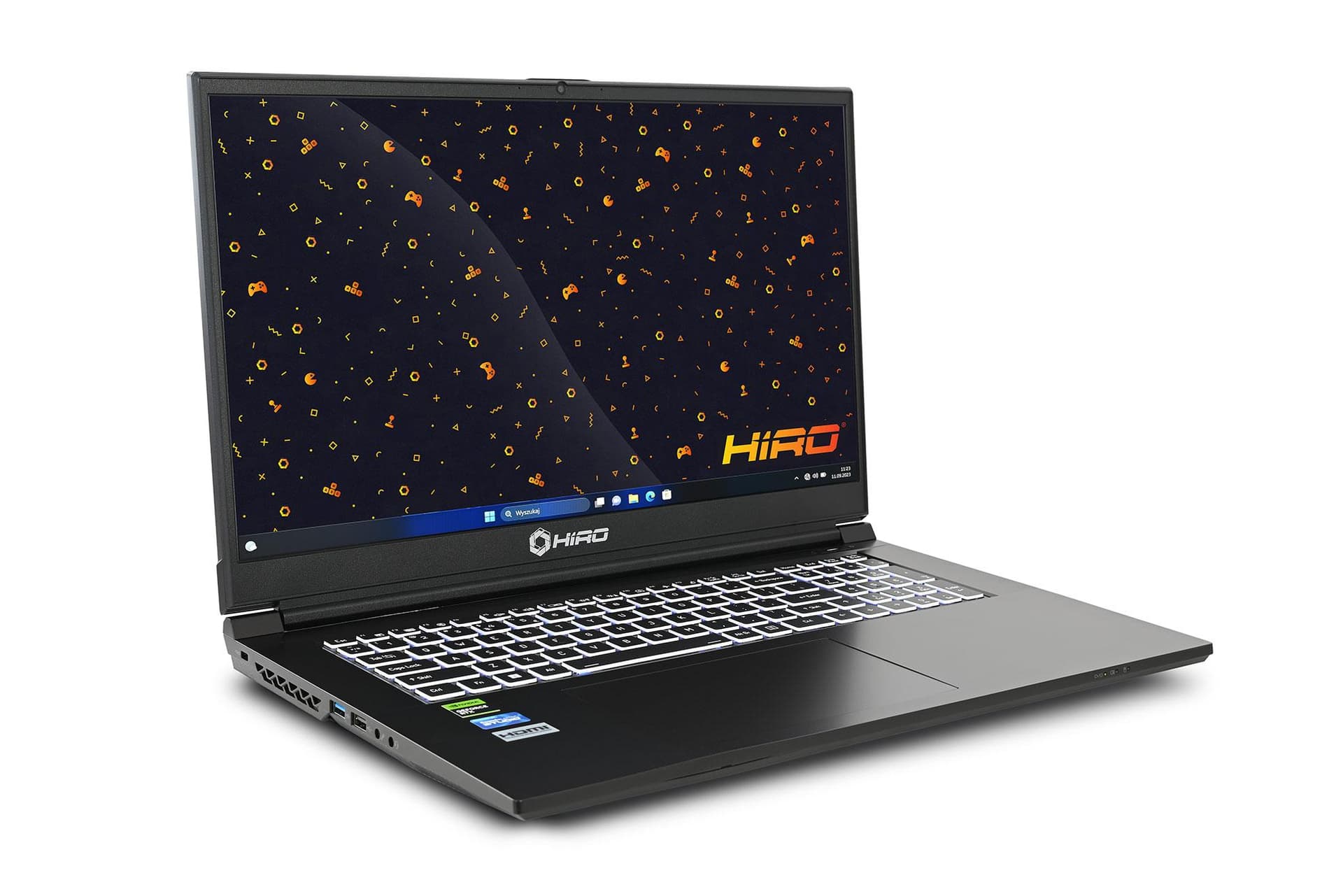 gamingowy HIRO K770 17,3'', 144Hz, i7-13700H, RTX 4070 8GB, 16GB RAM, 1TB SSD M.2, Windows 11