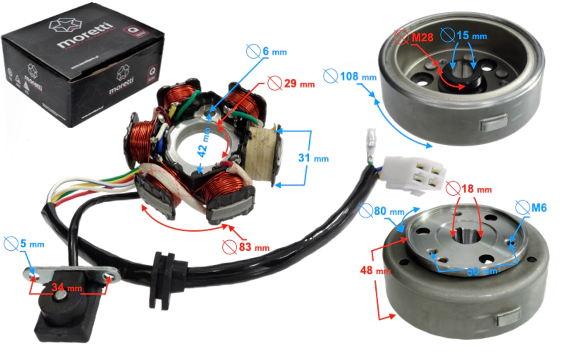 Iskrownik z magnetem do ATV 110
