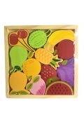 Puzzle drewniane owoce/warzywa 221 06805