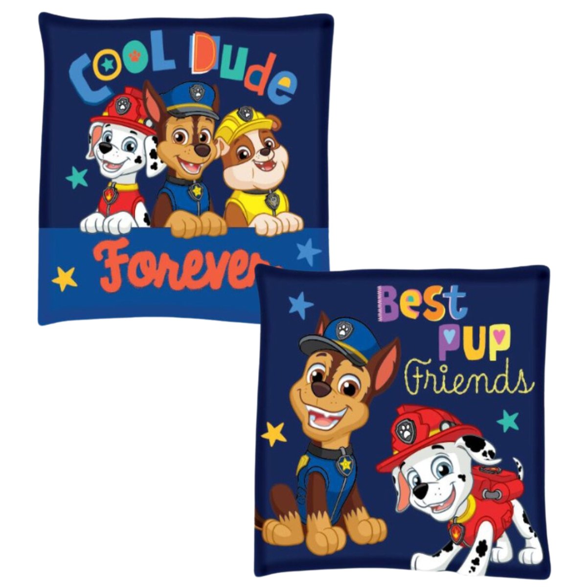 PODUSZKA PSI PATROL EKIPA PIESKÓW dwustronna z wypełnieniem 40x40cm