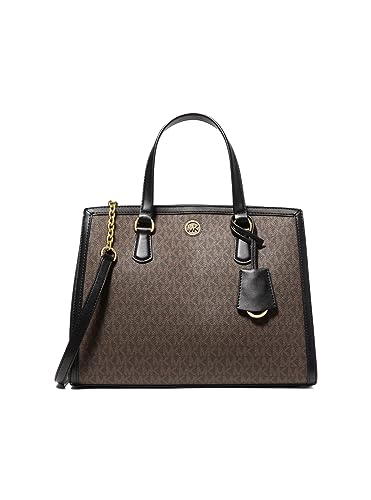 Michael Kors MD Satchel, torba damska, BRN/SFTPINK, Unikalna, Brn/Sftpink, Taglia unica