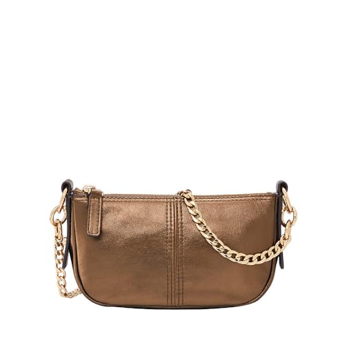 Fossil Mini Baguette Crossbody Jolie dla kobiet, metaliczny cleder, ZB1973711, metaliczny, jeden rozmiar