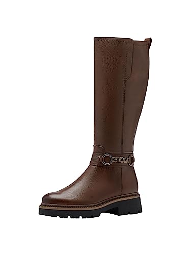 Tamaris Damskie botki 1-1-25602-41, koniak, 39 EU