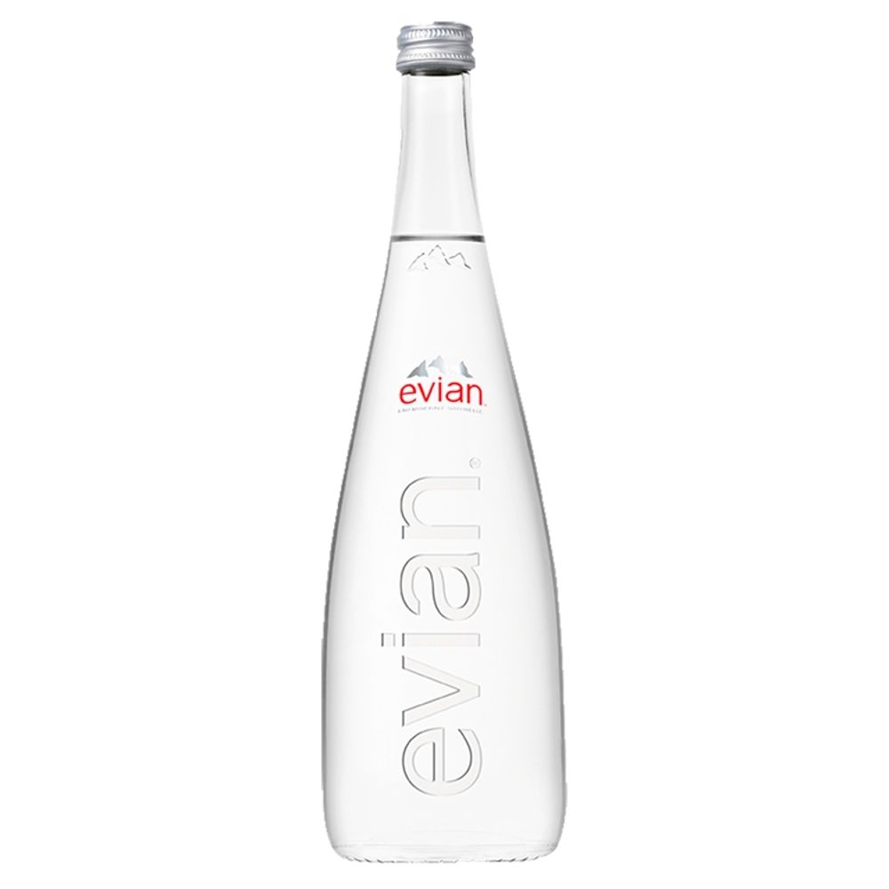 Evian EVIAN NATURALNA WODA MINERALNA SZKŁO 750ML zakupy dla domu i biura 45050242