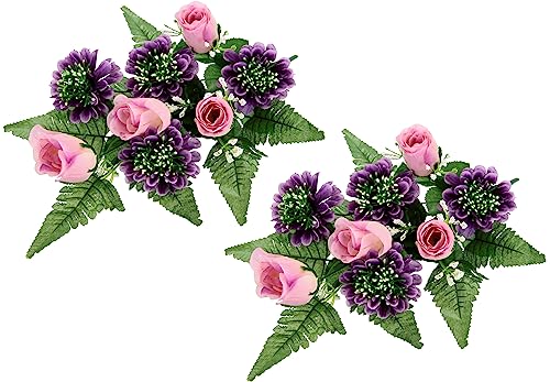 Bukiet sztucznych kwiatów z różami, gerbery do układania, sztuczne kwiaty, radość, aranżacja kwiatów, bukiet jedwabnych kwiatów, dekoracja nagrobna, dekoracja nagrobna, kompozycja cmentarna