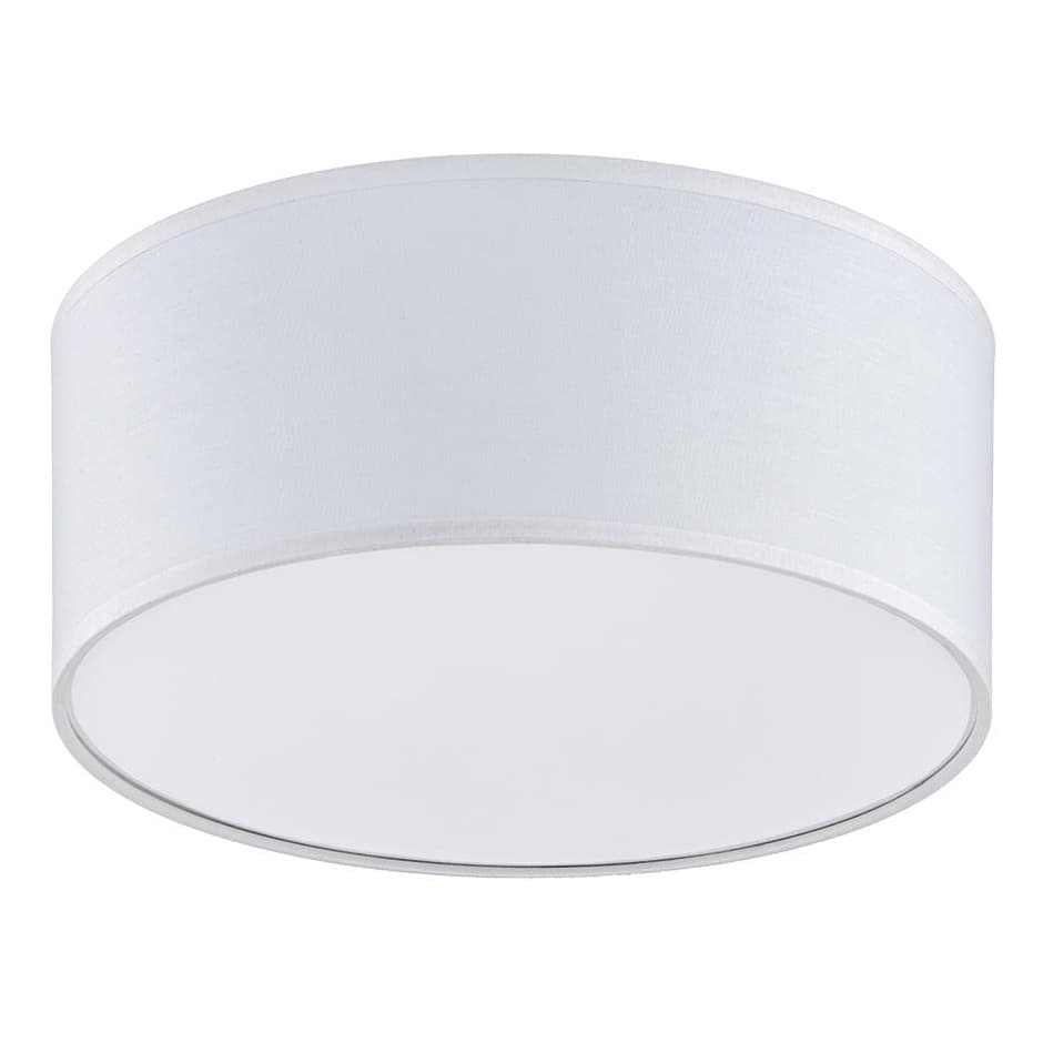 Kuchenna lampa sufitowa Rondo 3331 TK Lighting okrągła z tkaniny biała