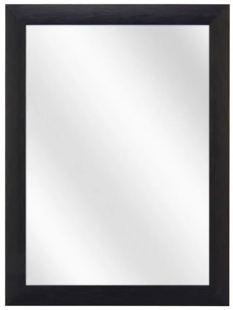 Czarne prostokątne lustro aluminiowe B1-P86