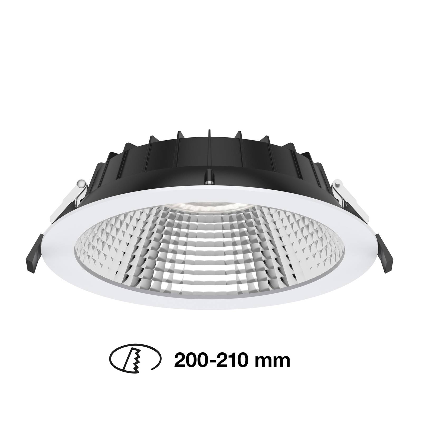 The Light Group SLC Shift wpuszczany LED Ø 22,8cm CCT, biały