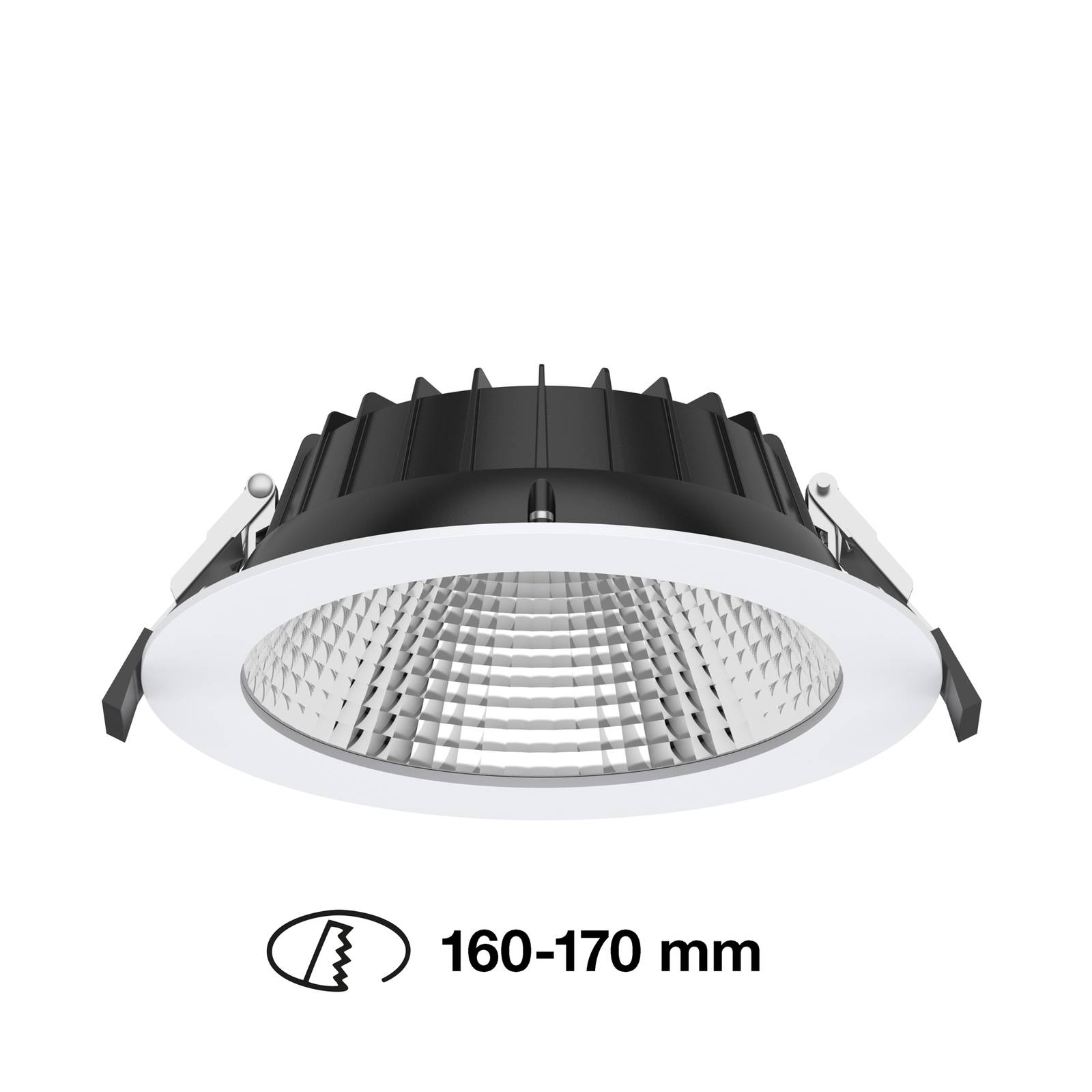 The Light Group SLC Shift reflektor wpuszczany LED Ø19cm CCT biały
