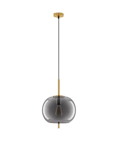 Brad XL D30 lampa wisząca 1xE27 złota/czarna LE43661