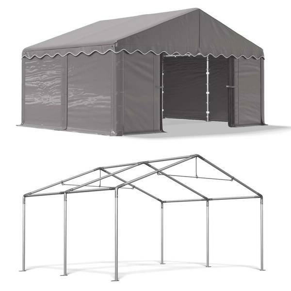 Namiot Magazynowy Letni 4x4 Szary SUMMER MPE