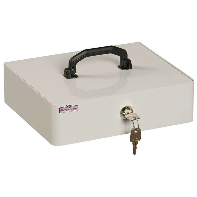 Metalowa Skrzynka Kasetka Na Pieniądze Bilon Zamykana Metalkas
