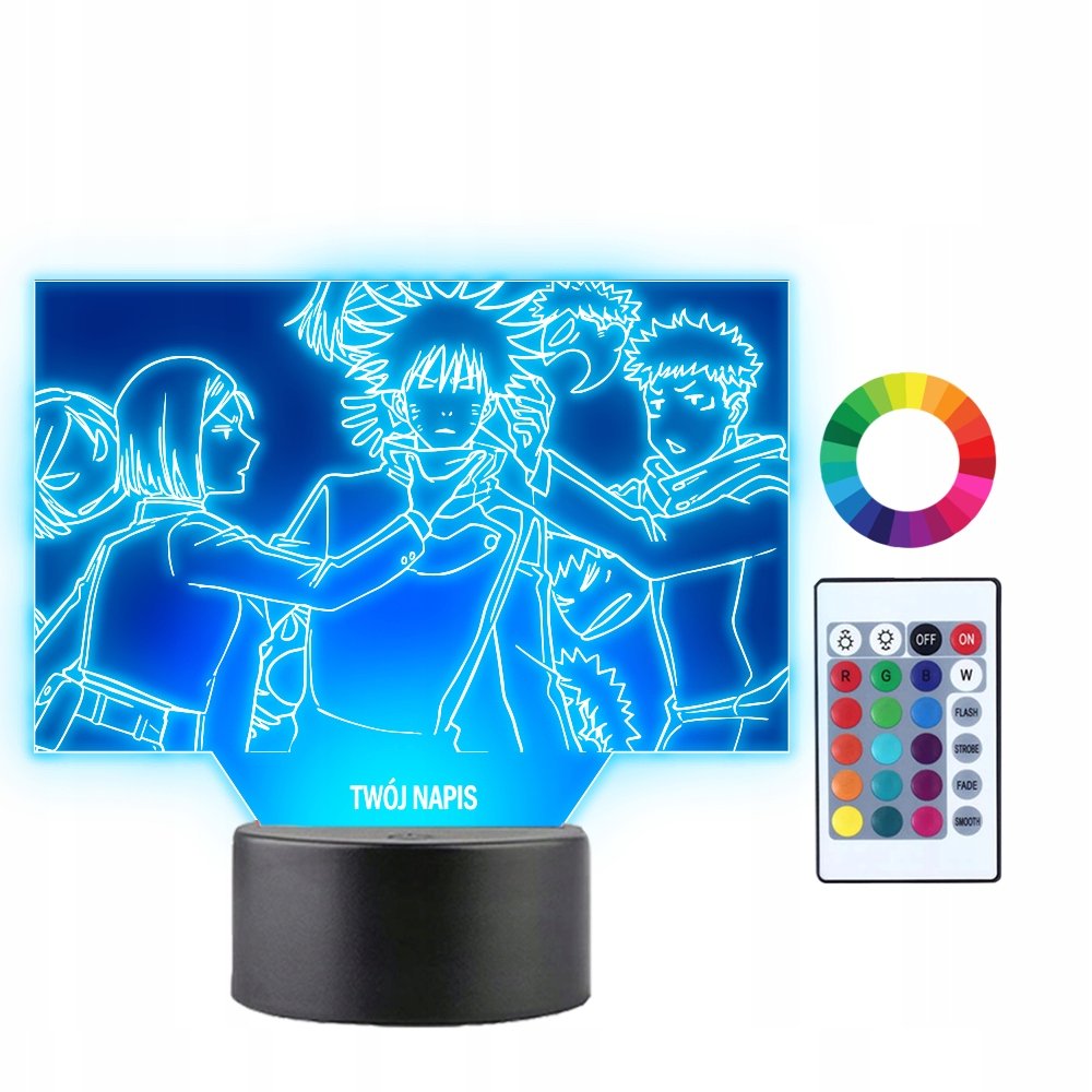 Lampka Nocna LED Satoru Gojo Nobara Megumi Itadori