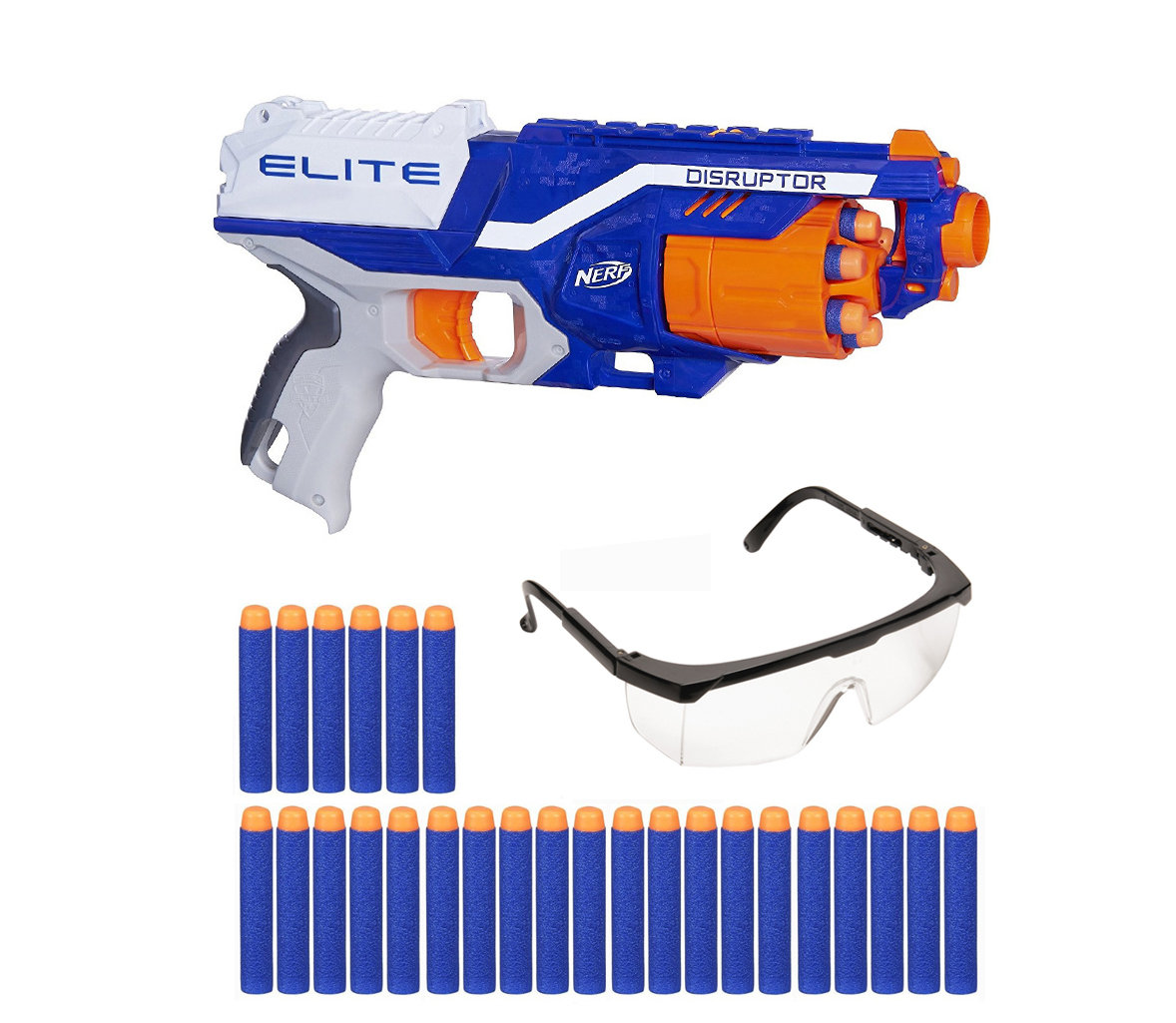 Zestaw Nerf N-Strike Elite Disruptor + 20 strzałek + okulary