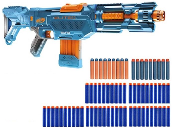 Zestaw Nerf Elite 2.0 Echo CS-10 4w1 E9533 + 50 strzałek