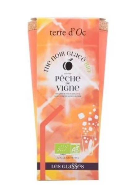 Zestaw: Mrożona Herbata W Torebkach + Kubek (Brzoskwiniowa) Terre D'Oc