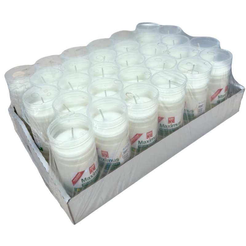 Maximus Parafinowy Wkład Do Zniczy 3D 30 Sztuk