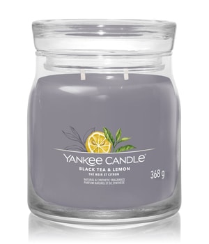 Yankee Candle Black Tea & Lemon Świeca zapachowa 368 g