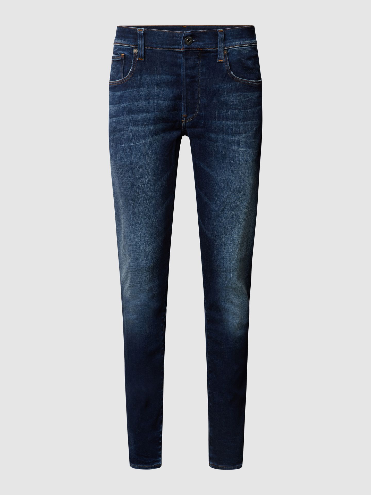 Jeansy o kroju slim fit z dodatkiem streczu model ‘3301’