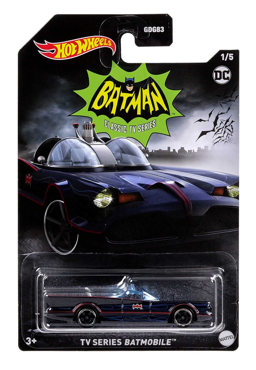 Hot Wheels Batman Batmobil Dc Samochodzik Resorak Mattel Autko