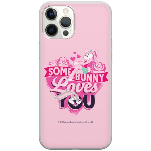 ERT GROUP etui na telefon Iphone 12 PRO MAX, case oryginalny i oficjalnie licencjonowany przez Looney Tunes, wzór Lola & Bugs 002, optymalnie dopasowane, plecki z TPU
