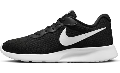 Nike Wmns Tanjun FLYEASE, Trampki damskie, Czarny/White-Volt-Black, 38.5 EU, Czarny biały wolt czarny, 38.5 EU