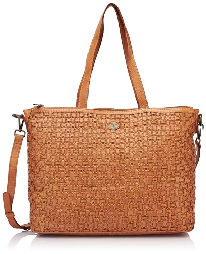 acalmar Women's Shopper ze skóry, jasny kamel, jasny wielbłąd