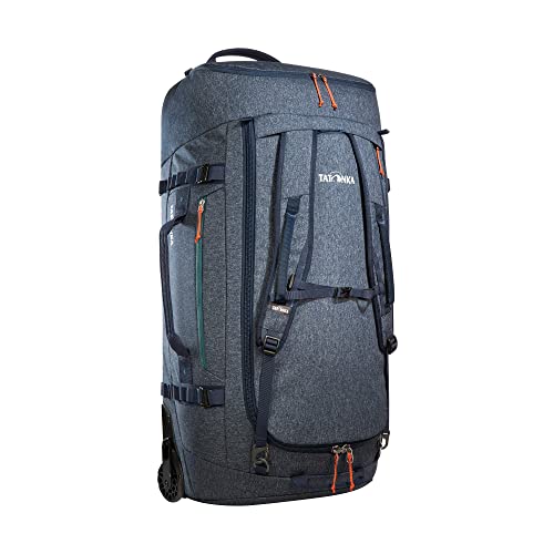 Tatonka Wózek Duffle Roller 105 l – składana torba podróżna z kółkami i funkcją plecaka – możliwość schowania we własnej kieszeni w pokrywie – pojemność 105 l, grantowy, 105 Liter, Duży wózek bez ramy