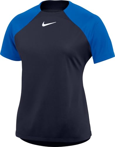 Nike Koszulka damska z krótkim rękawem Nk Df Acdpr Ss Top K, Obsidian/Royal Blue/White, DH9242-451, M