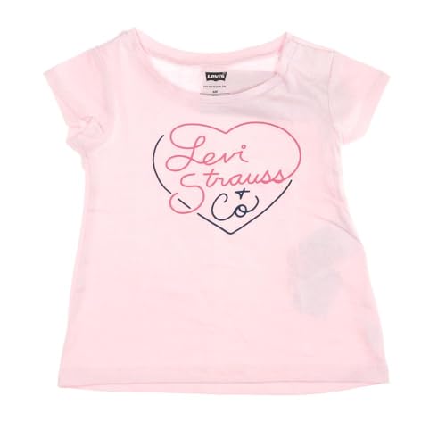 LEVIS T-Shirt Rose Fille Graphic Top Koszulka Unisex Dziecko