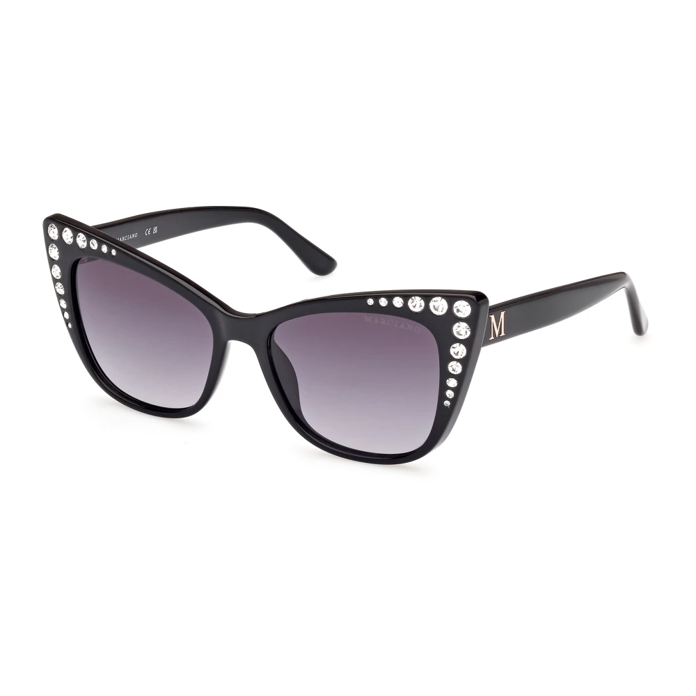 Guess Okulary przeciwsłoneczne GU7382 01B Plastikowe