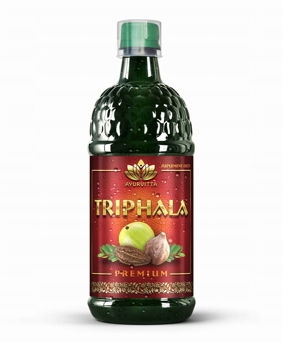 Sok Triphala - Ajurwedyjski Sok 100% 0,5 Litr Na Zdrowe Jelita I Super Metabolizm